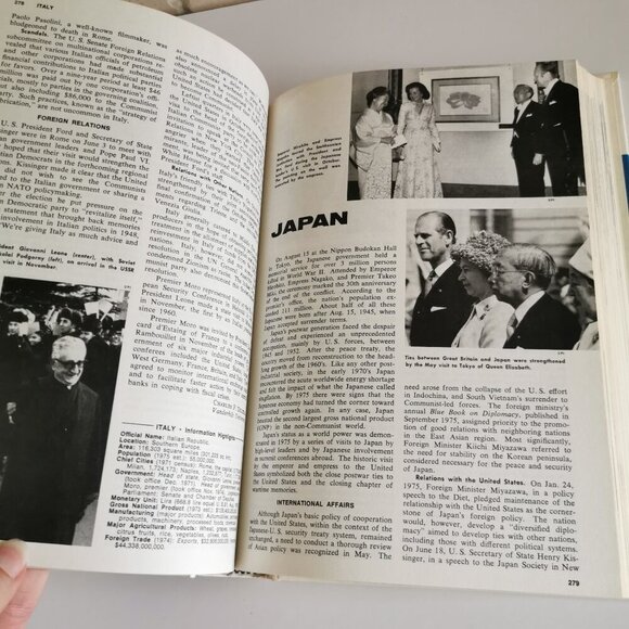 1976 Year Book Encyclopedia Vintage Birthday Gift Annual Recap Grolier Gen X - Picture 6 of 8